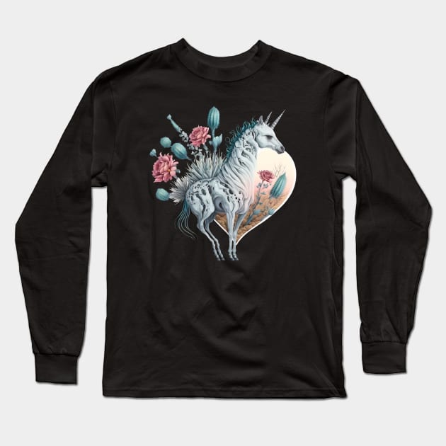 Unicorn are real Long Sleeve T-Shirt by noirshop